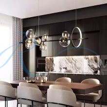 Люстра над столом в стиле LOFT большая 4495/L1200