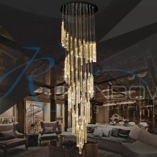 Люстра в лестничный марш золото 4599/48 FG