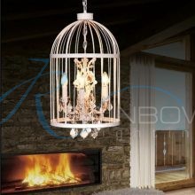 Люстра-клетка белая 3758/4-D350 WT