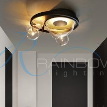 Люстра лофт потолочная с плафонами меньшая 4587/1